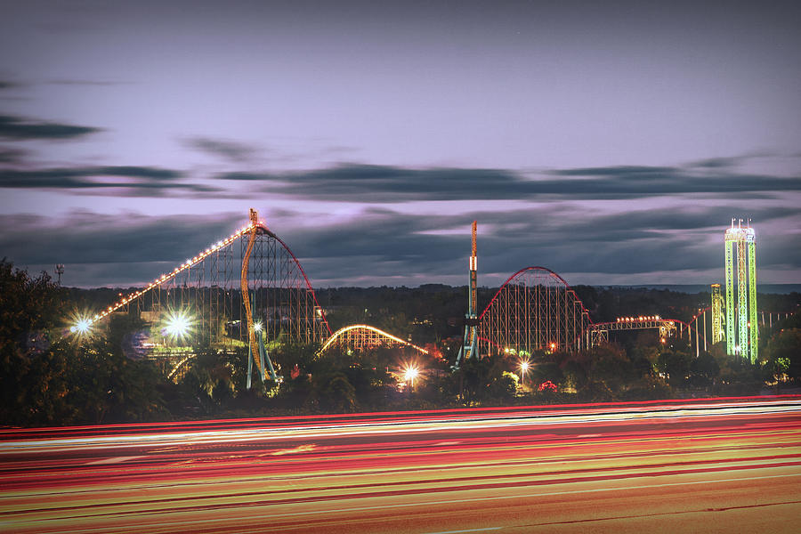 Dorney Park from Hamilton Boulevard Photograph by Jason Fink