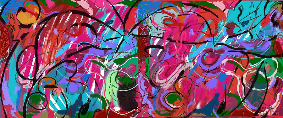 Double Vision Painting by Sonja Kraft