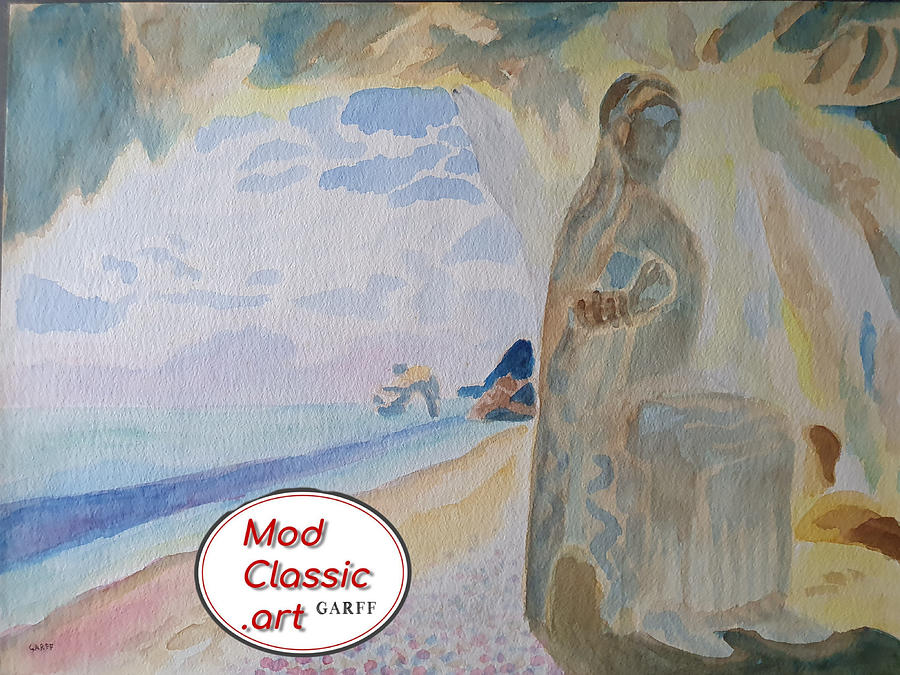 Dream Cave ModClassic Art Painting by Enrico Garff