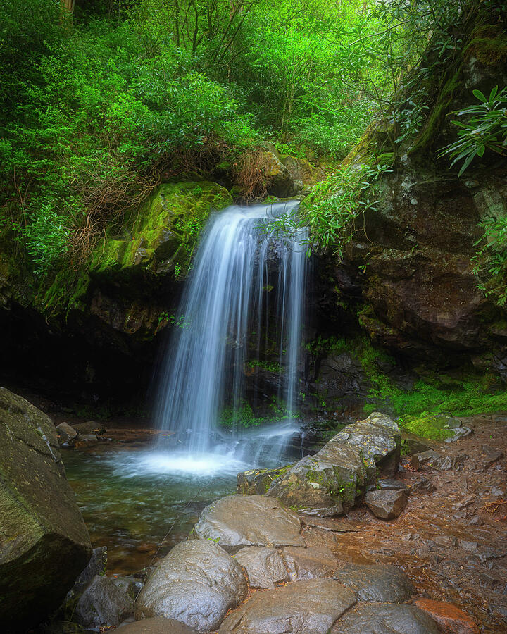 Dreamy Grotto Falls Photograph by Dan Sproul