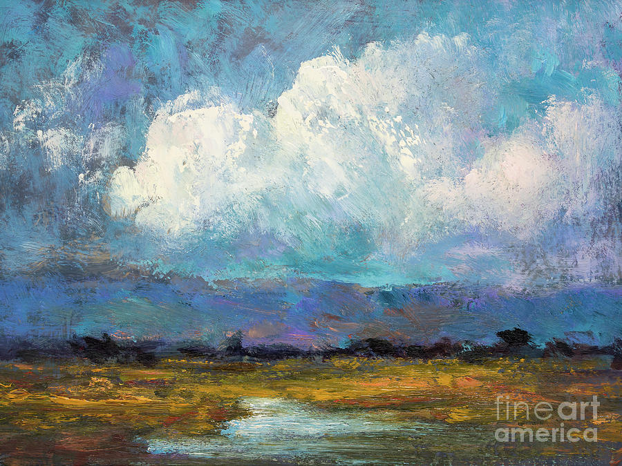 Radha Rao Drifting Clouds by Radha Rao