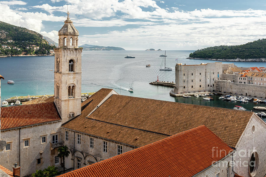 Dubrovnik Monastery Tower Photograph by Craig A Walker
