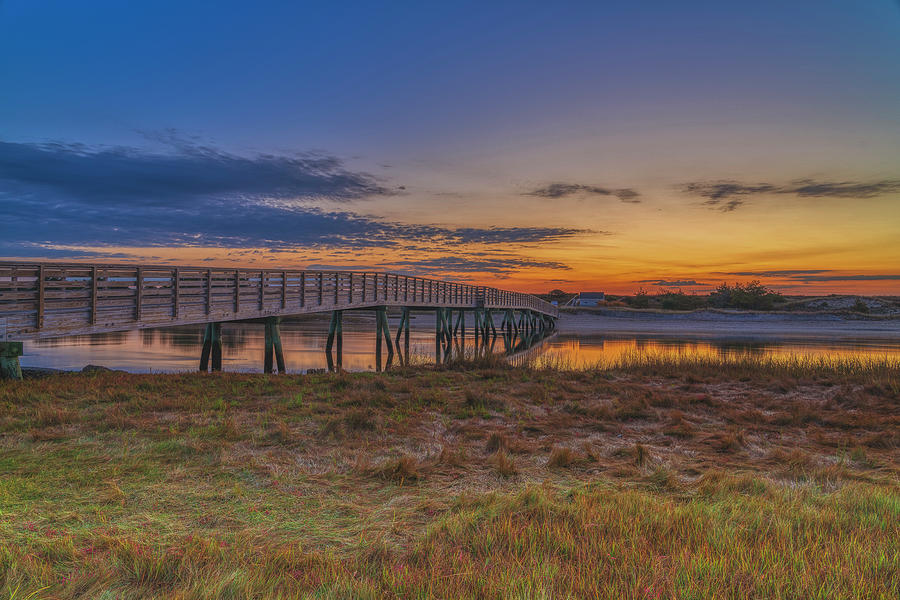 Early Morning at Footbridge Beach Photograph by Penny Polakoff