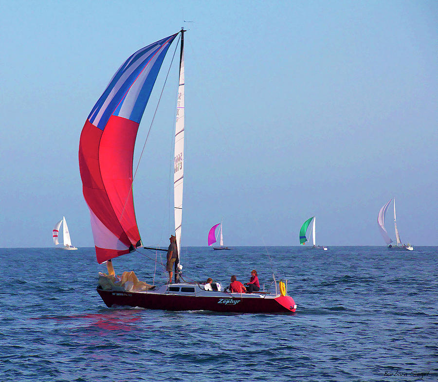 Easy Sailing Photograph by Barbara Siegel