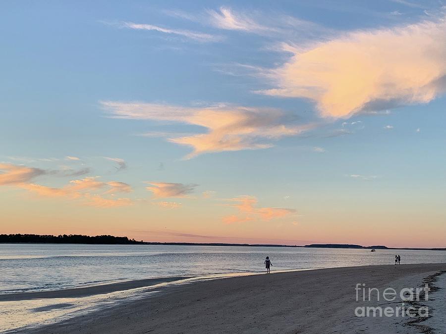 Edisto Beach Stroll Photograph by Catherine Wilson