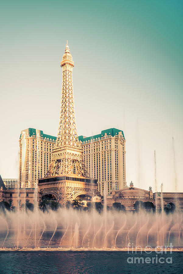 Eiffel Tower Paris Las Vegas Photograph by FeelingVegas Wall Art and Prints
