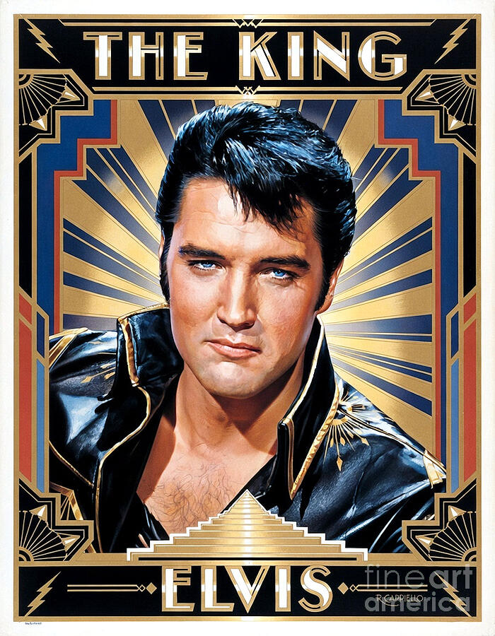 Elvis Presley The King Circa 1968 701 Digital Art by Robert