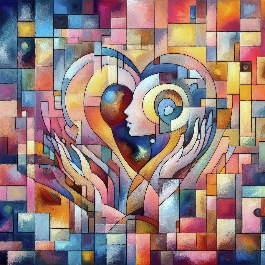 Embrace of the Heart LV1113 Digital Art by Don Northup