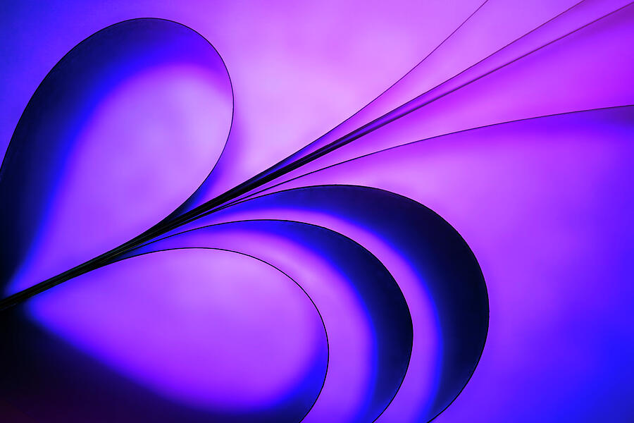 Emotional Conflict - Paper Abstract Photograph by Elvira Peretsman