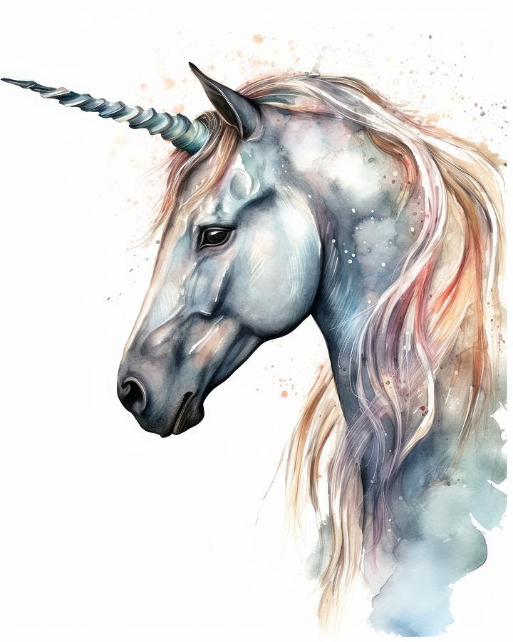 Enchanted Unicorn Painting by Land of Dreams
