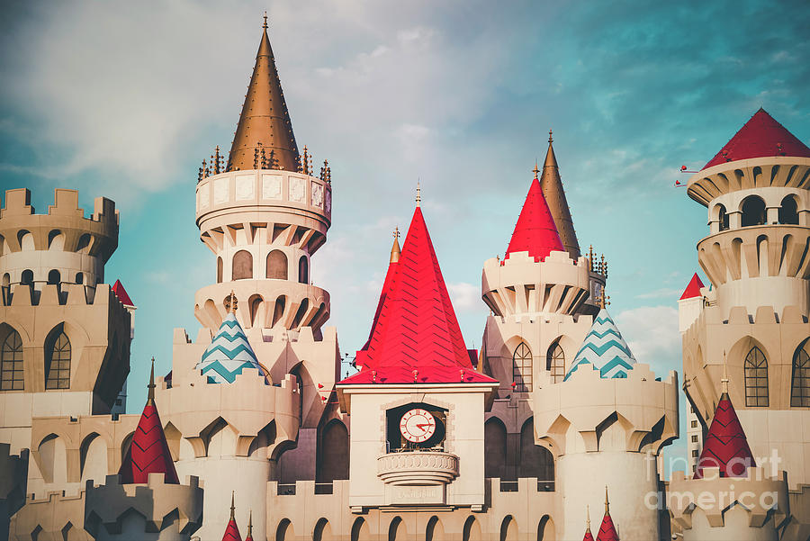 Excalibur Hotel and Casino Castle - Las Vegas Strip Photograph by FeelingVegas Wall Art and Prints