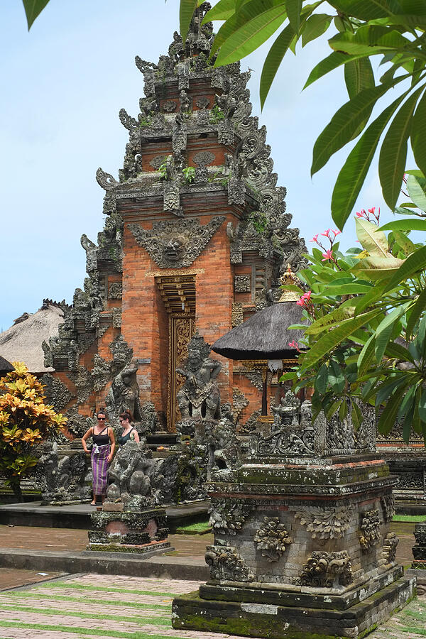 Exploring Balinese Heritage Amidst Tropical Foliage Photograph by Travel Essayist