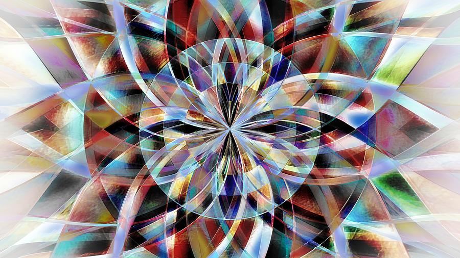 Facet Flower Digital Art by David Manlove