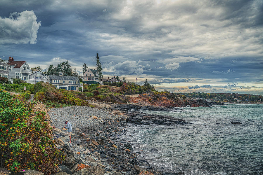 Fall Afternoon on Marginal Way Photograph by Penny Polakoff