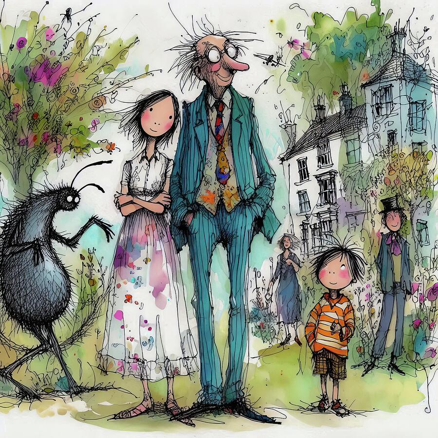 Family Oddities Ai Art by Deb Beausoleil