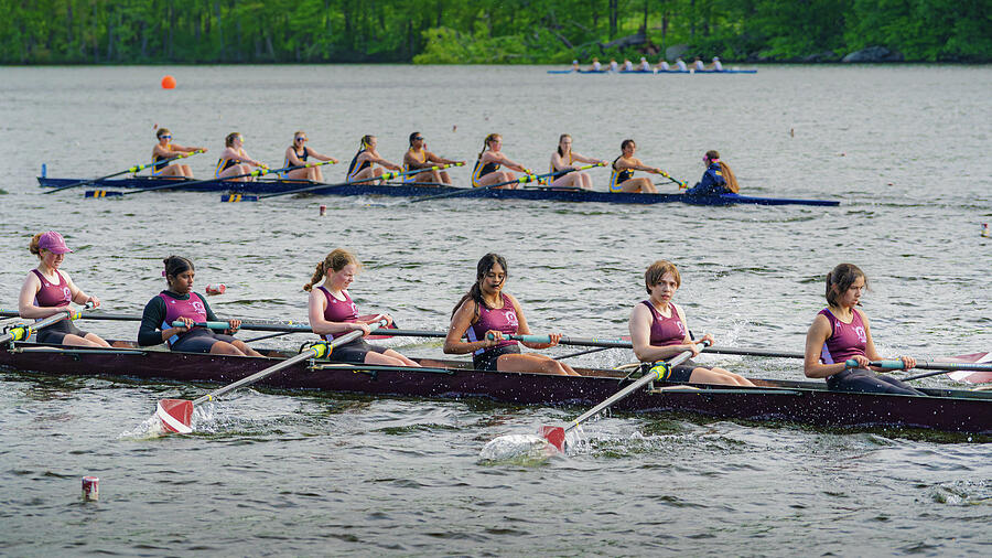 Farmington Rowing at 2025 Lake Waramaug Regatta 03 Photograph by Dave King