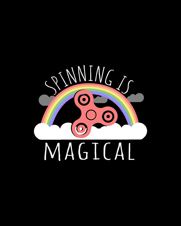 Fidget Spinning Is Magical Digital Art by Flippin Sweet Gear