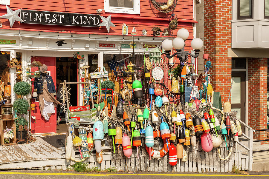 Finest Kind Lobster Buoys Photograph by Donna Twiford