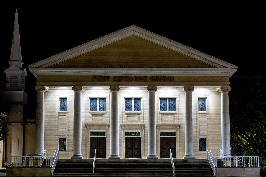 First Methodist Church Photograph by Jeremy Butler
