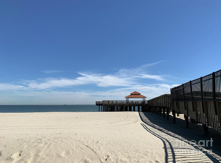 Fishing Pier Two Photograph by Catherine Wilson