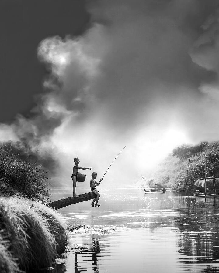 Fishing Photograph by Sofie Conte