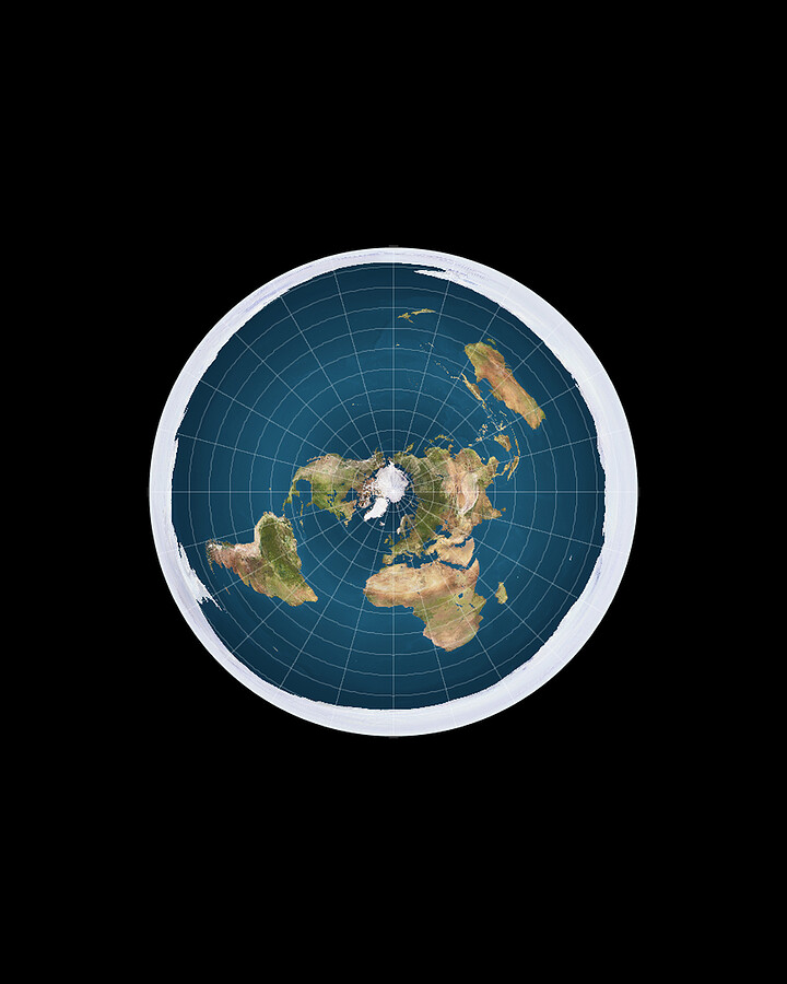 Flat Earth Digital Art by Flippin Sweet Gear