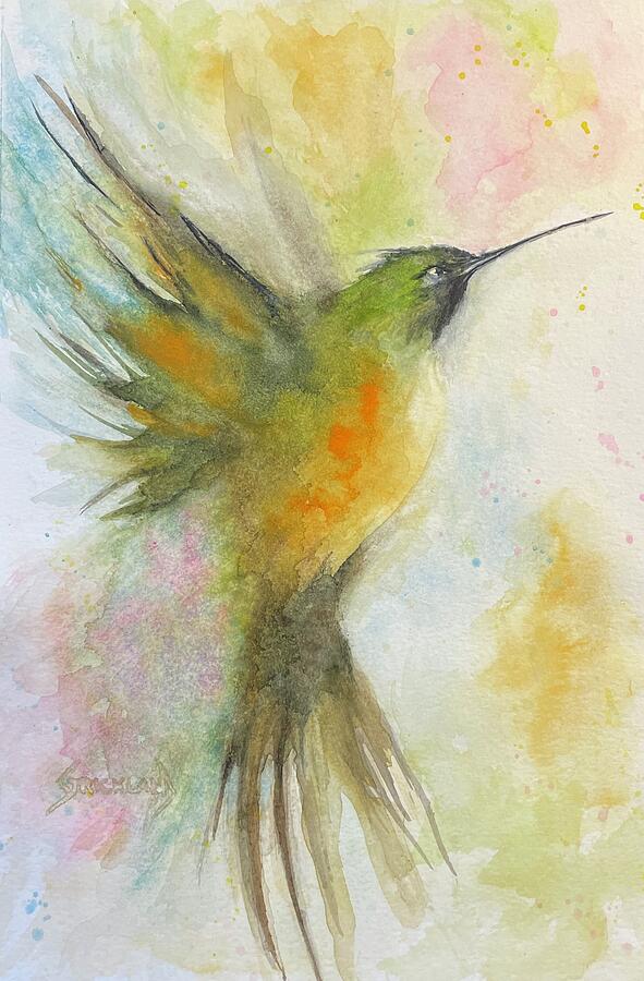 Flying Free Painting by Judy Strickland