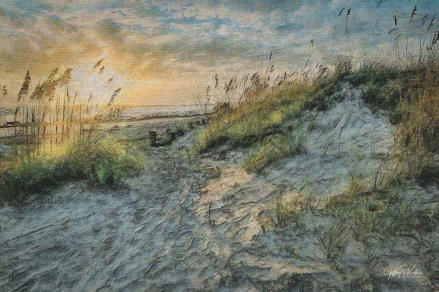 Folly Beach Sunrise Painting by Jeffrey Kolker