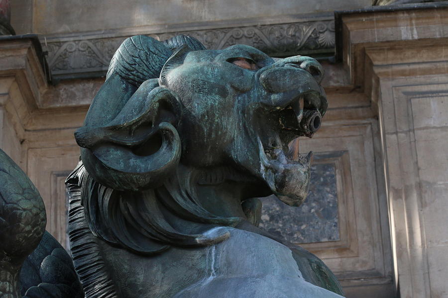 Fontaine Saint Michel Photograph by Ron Berezuk
