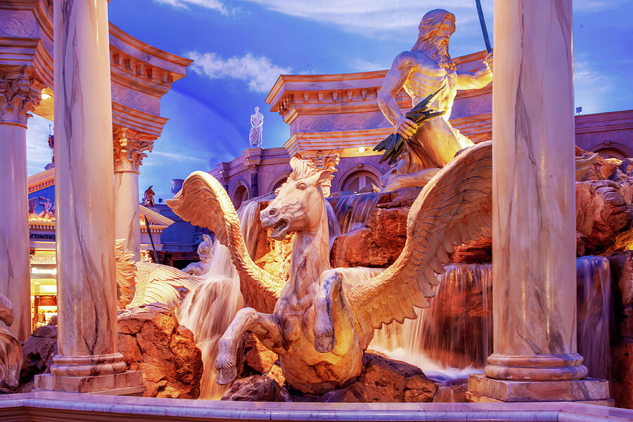 Cartier CAESARS PALACE アイスペール Fountain of the Gods, Caesars Palace, Las Vegas by Tatiana Travelways