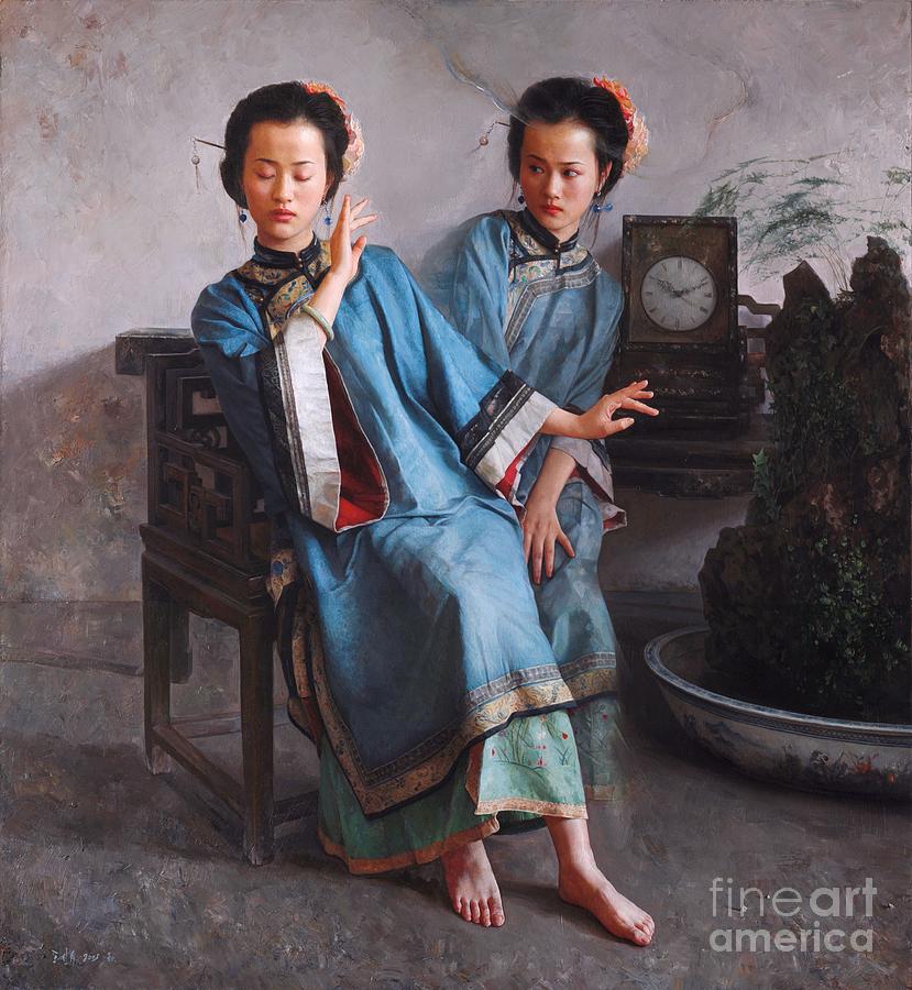 Frail banboo/ Wen Zhu Painting by MingYue Wang