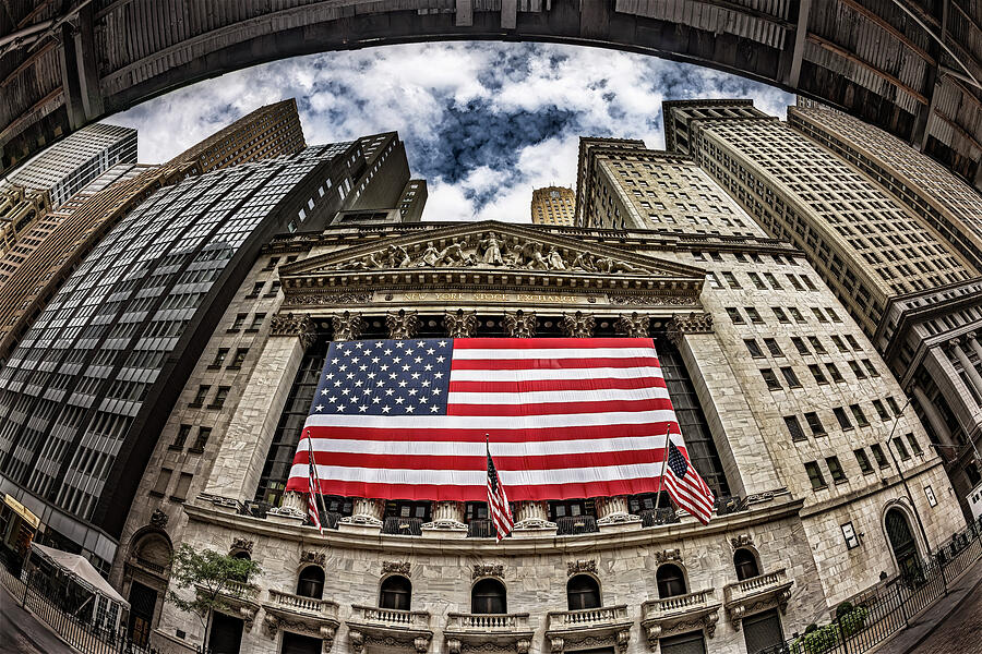 Framed Wall Street Photograph by Susan Candelario
