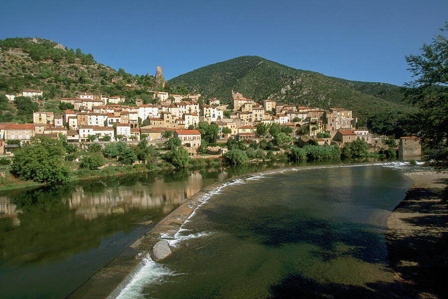 France, Herault, Roquebrun Photograph by Seeables Visual Arts