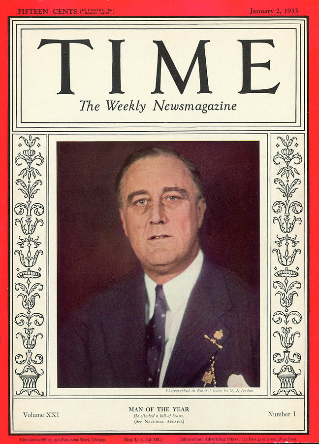 Franklin D. Roosevelt - Man of the Year 1933