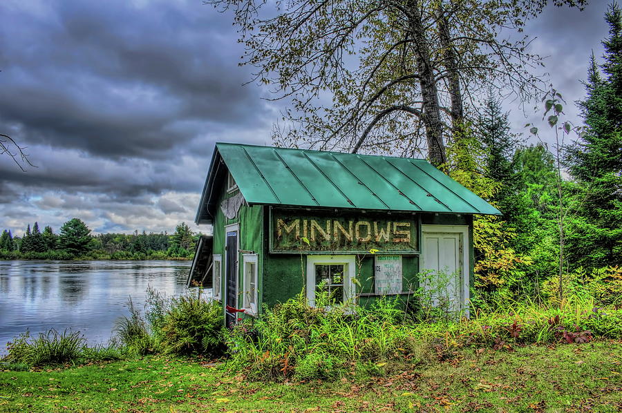 Fredricksons Bait Shop on Star Lake Photograph by Dale Kauzlaric