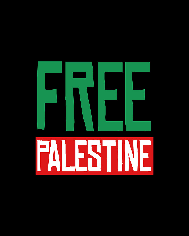 Free Palestine Digital Art by Flippin Sweet Gear
