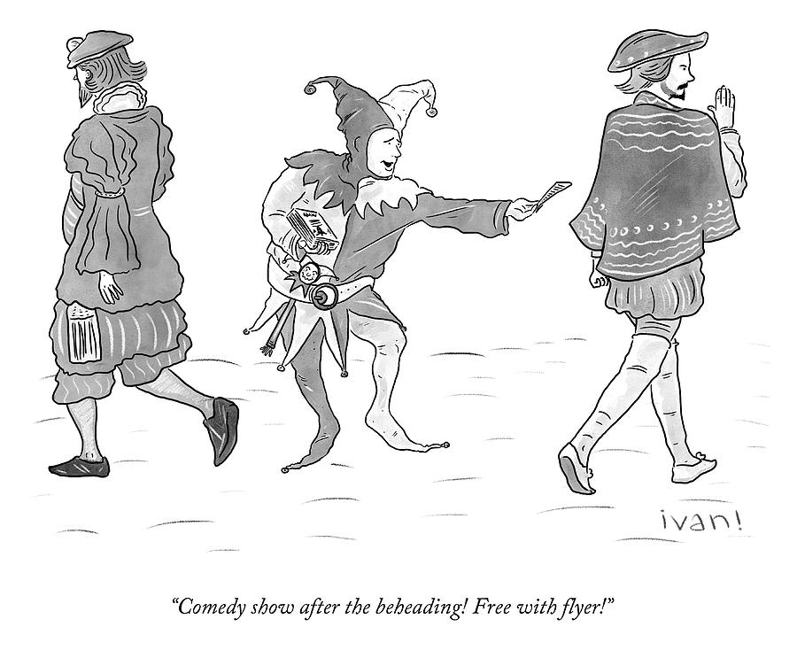 Free with Flyer Drawing by Ivan Ehlers