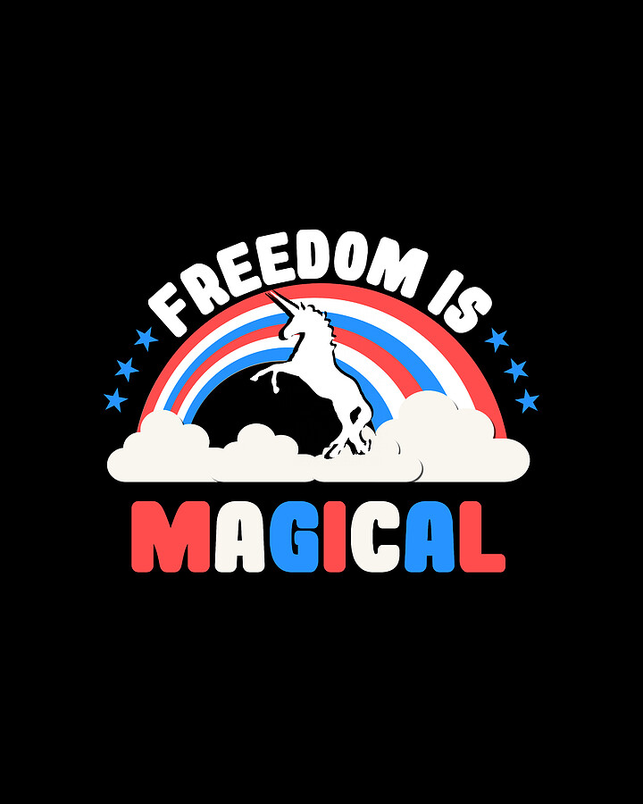 Freedom Is Magical Digital Art by Flippin Sweet Gear