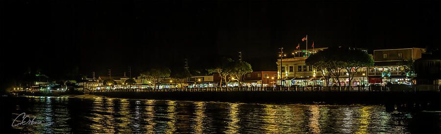 Front Street at Night Photograph by Charlie Osborn