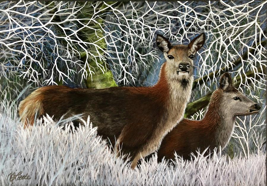 Frosty Hideaway Pastel by Marlene Little