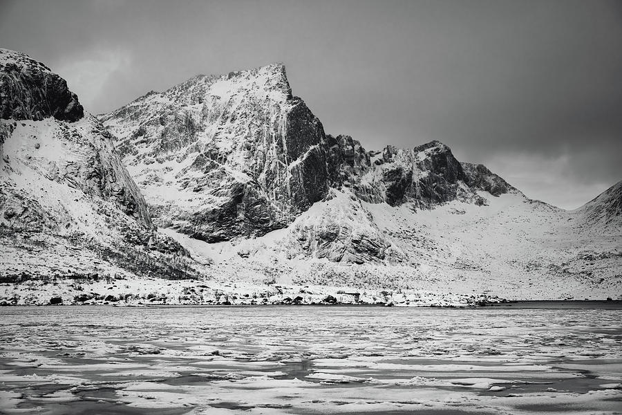 Frozen Fjord, Lofoten Photograph by Charnwood Photography Fine Art
