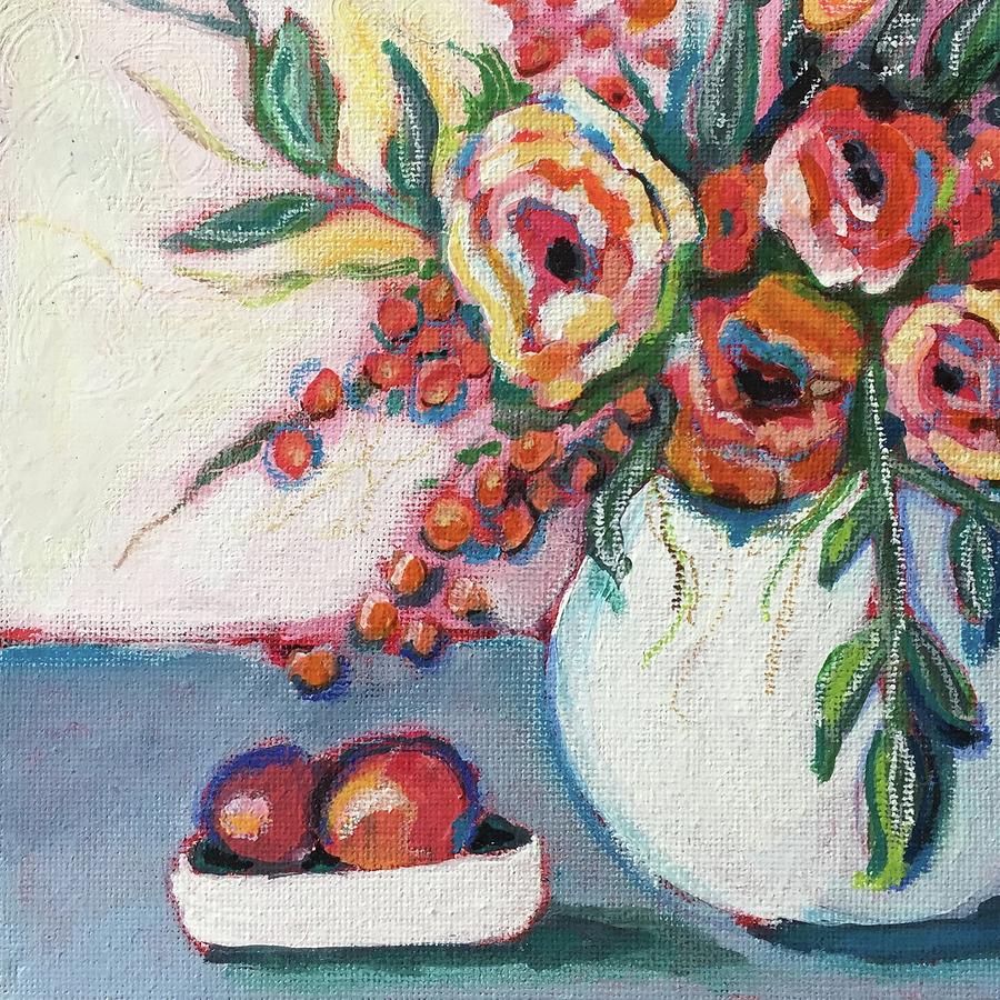 Fruit Bowl Mixed Media by Mary Conner
