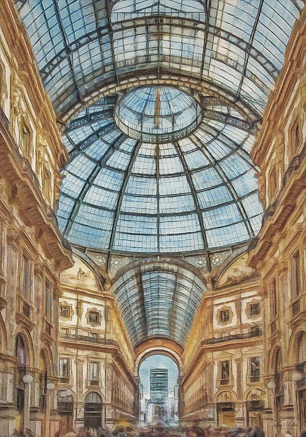 Galleria Painting by Jeffrey Kolker