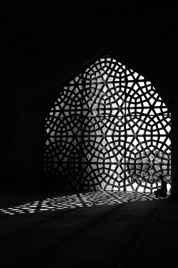 Geometric Pattern Window Silhouette Photograph by Printed View