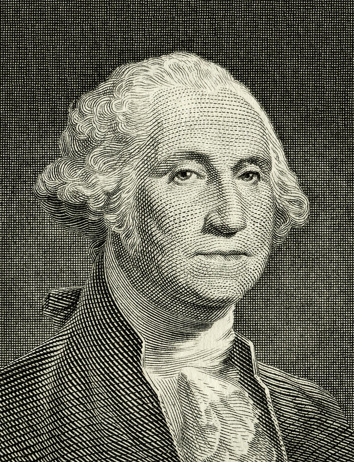 George Washington Portrait Photograph by Vaara