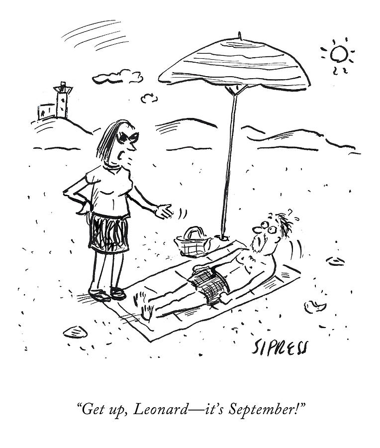 Get Up, Leonard Drawing by David Sipress