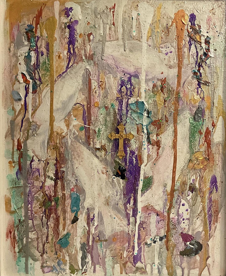 Ghost Fish Mixed Media by Susan Orosz