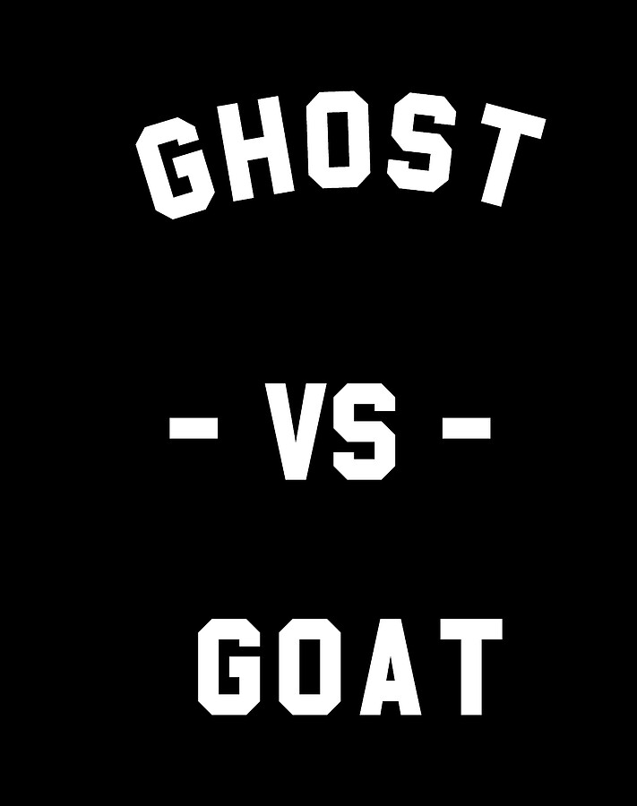Ghost Vs Goat Digital Art by Flippin Sweet Gear