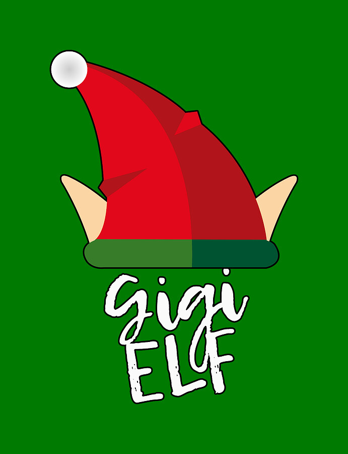 Gigi Elf Christmas Costume Digital Art by Flippin Sweet Gear