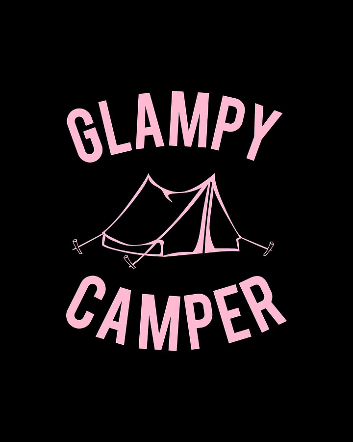 Glampy Camper Digital Art by Flippin Sweet Gear